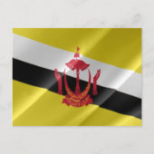 Carte Postale Brunei - Drapeau - (Devant)