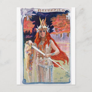 Carte Postale Brunhilde