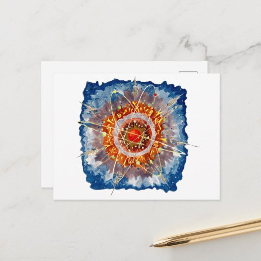 Carte Postale Bruno Taut - Architecture alpine (Devant/Arrière en situation)