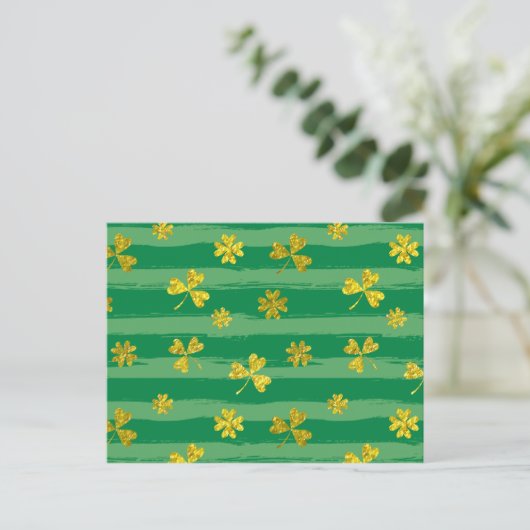 Carte Postale Brushstroke Lucky Pattern (Debout devant)