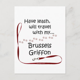 Carte Postale Brussels Travel Leash