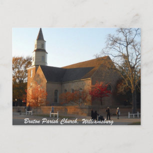 Carte Postale Bruton Parish Church, Williamsburg