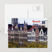 Carte Postale Bruxelles (Devant / Derrière)