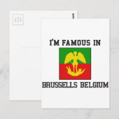 Carte Postale Bruxelles (Devant / Derrière)