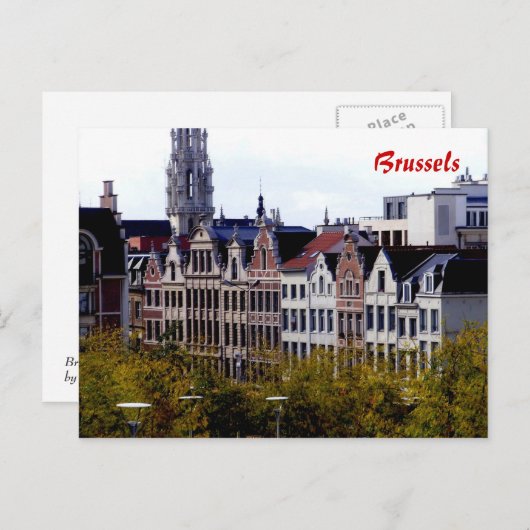 Carte Postale Bruxelles (Devant / Derrière)