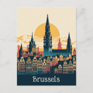 Carte Postale Bruxelles, Belgique