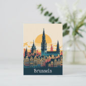 Carte Postale Bruxelles, Belgique (Debout devant)