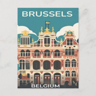 Carte Postale Bruxelles, Belgique
