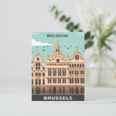Carte Postale Bruxelles, Belgique (Debout devant)