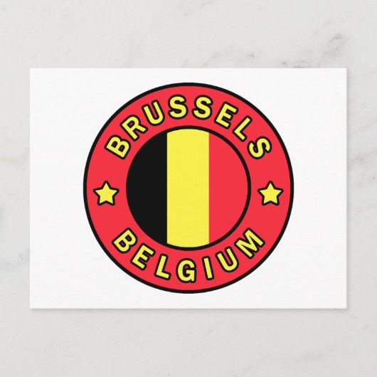 Carte Postale Bruxelles Belgique (Devant)