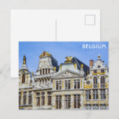 Carte Postale Bruxelles Belgique Grand Place (Devant / Derrière)
