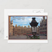 Carte Postale Bruxelles - La Grand-Place (Devant / Derrière)