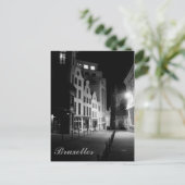 Carte Postale Bruxelles par nuit (Debout devant)