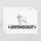 Carte Postale Bruxellois Griffon (Devant / Derrière)