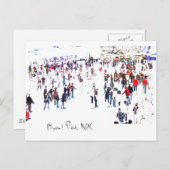 Carte Postale Bryant Park, New York, (Devant / Derrière)