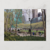 Carte Postale Bryant Park New York City Manhattan Springtime (Devant)
