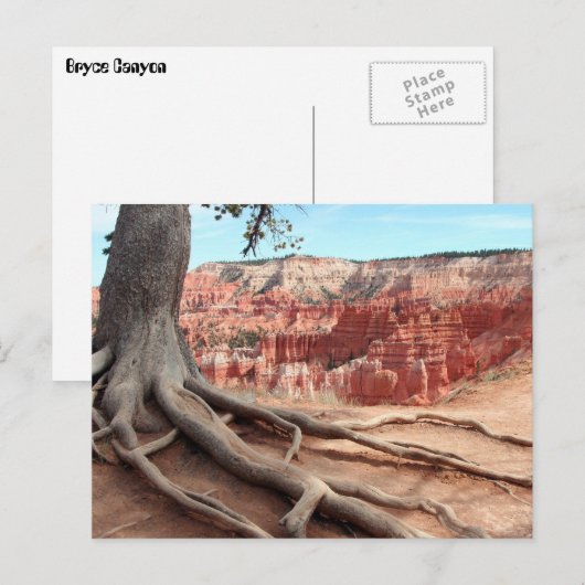 Carte postale Bryce Canyon (Devant / Derrière)