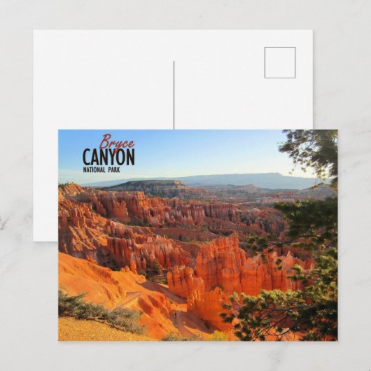 Carte postale Bryce Canyon (Devant / Derrière)
