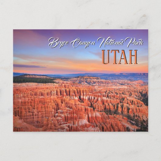 Carte Postale Bryce Canyon Utah (Devant)