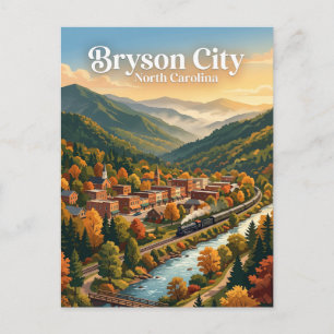 Carte Postale Bryson City, Caroline du Nord