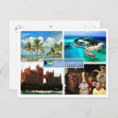 Carte Postale BS Bahamas - (Devant / Derrière)
