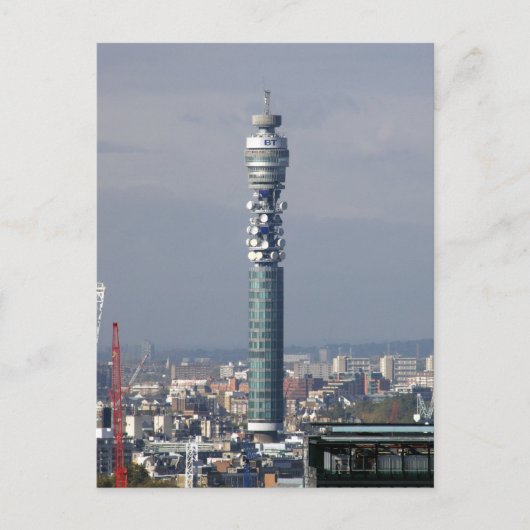 Carte Postale BT Tower, Londres, Angleterre. (Devant)
