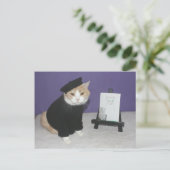 Carte Postale Bubba, Chat d'artiste (Debout devant)
