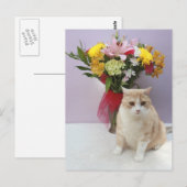 Carte Postale Bubba par Fleurs (Devant / Derrière)