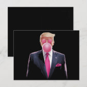 Carte Postale Bubbalgum Trump (Devant / Derrière)