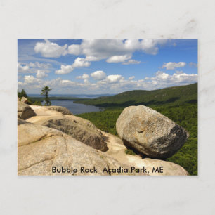Carte Postale Bubble Rock Acadia Park, MOI