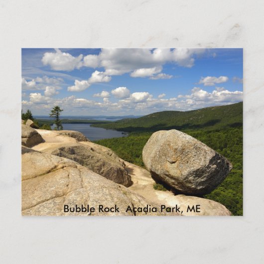 Carte Postale Bubble Rock Acadia Park, MOI (Devant)