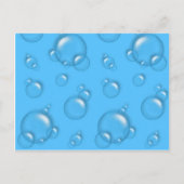 Carte Postale Bubbles Arrière - plan PostCard! (Devant)