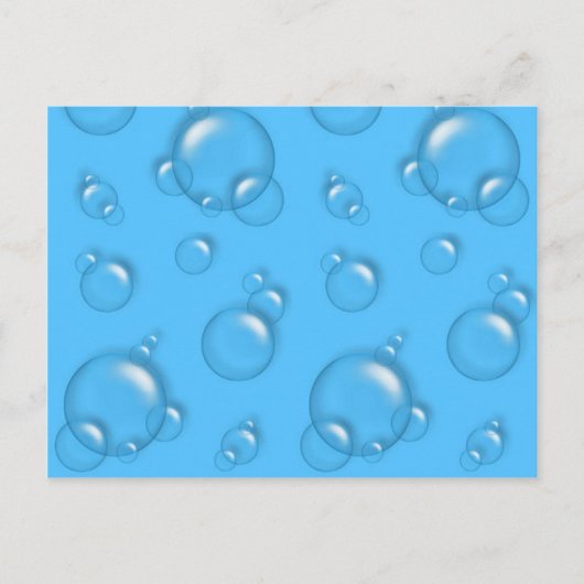 Carte Postale Bubbles Arrière - plan PostCard! (Devant)