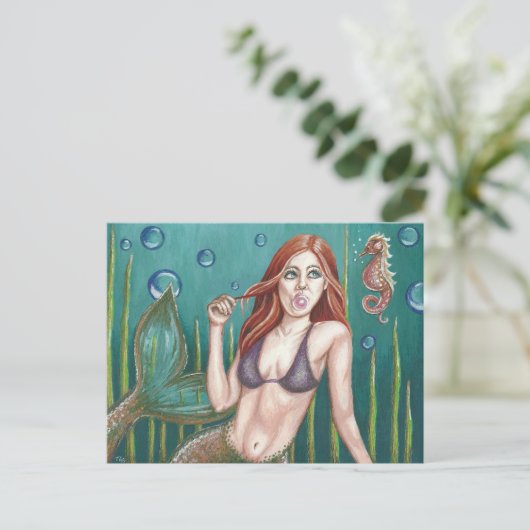 Carte Postale Bubblicious originale (Debout devant)