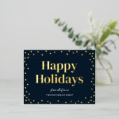 Carte postale Bubbly Cheval FOIL Business Holiday (Debout devant)