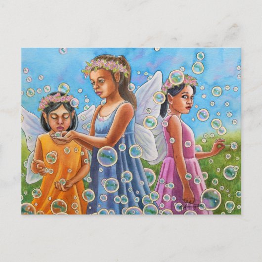 Carte Postale Buble Fairies (Devant)