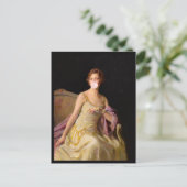 Carte Postale Buble Gum Diva en robe jaune (Debout devant)