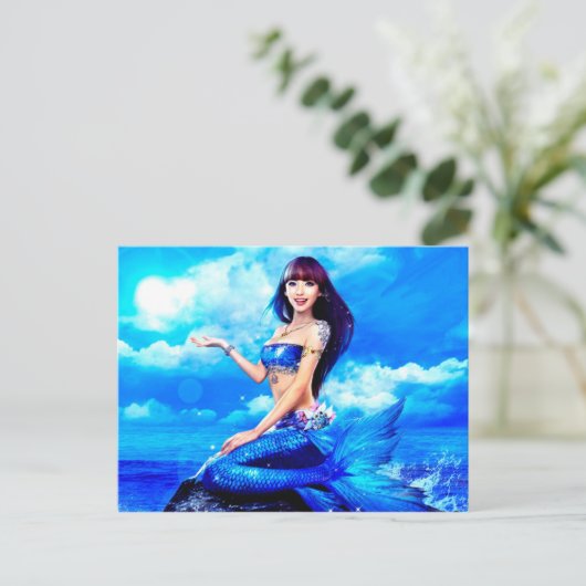 Carte Postale Bubly Mermaid (Debout devant)