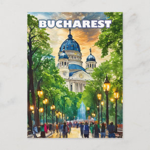 Carte Postale Bucarest, cœur battant de la Roumanie