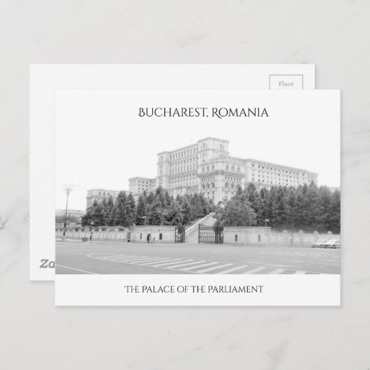 Carte Postale Bucarest, Roumanie (Devant / Derrière)