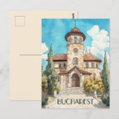 Carte Postale Bucarest Roumanie Voyage (Devant / Derrière)