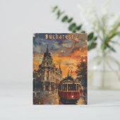 Carte Postale Bucarest Vintage (Debout devant)