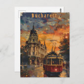 Carte Postale Bucarest Vintage (Devant / Derrière)