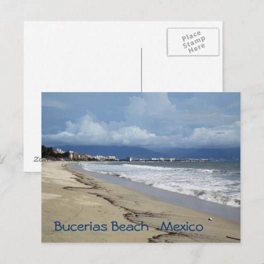 Carte Postale Bucerias Beach Été (Devant / Derrière)