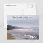 Carte Postale Bucerias Beach Mexique (Devant / Derrière)