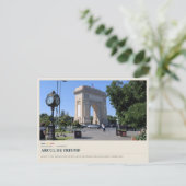 Carte Postale Bucharest Arcul de Triumf (Debout devant)