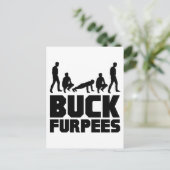Carte Postale Buck Furpees — Burpees Fitness (Debout devant)