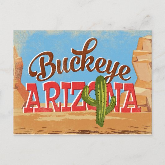 Carte Postale Buckeye Arizona Vintage voyage (Devant)
