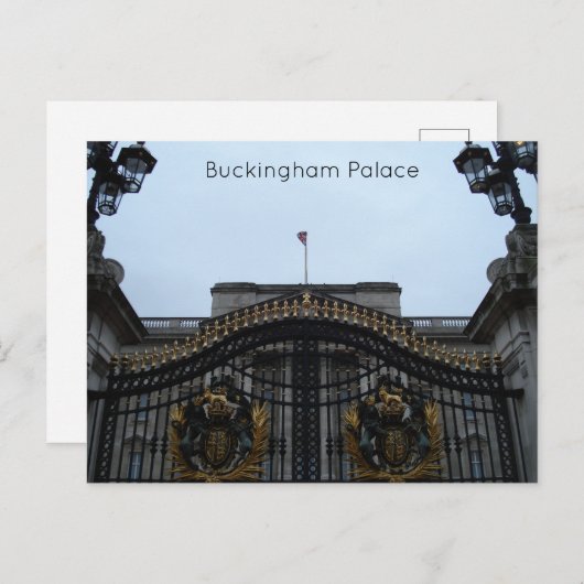 Carte postale Buckingham Palace (Devant / Derrière)