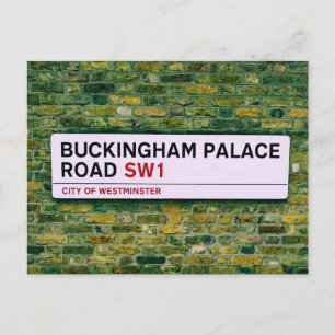 Carte Postale Buckingham Palace Road - Londres